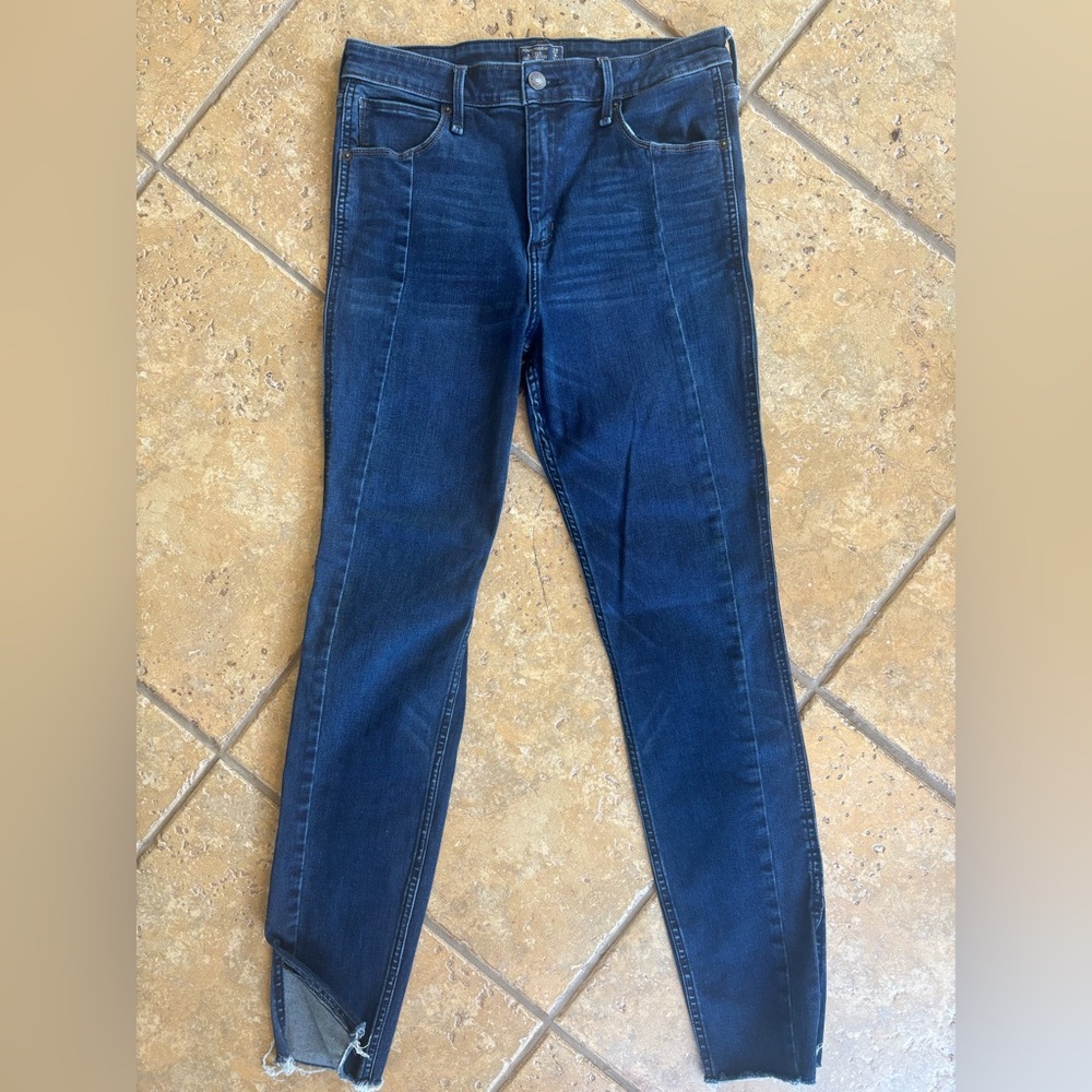 Abercrombie & Fitch Simone High Rise Women's Blue Jeans